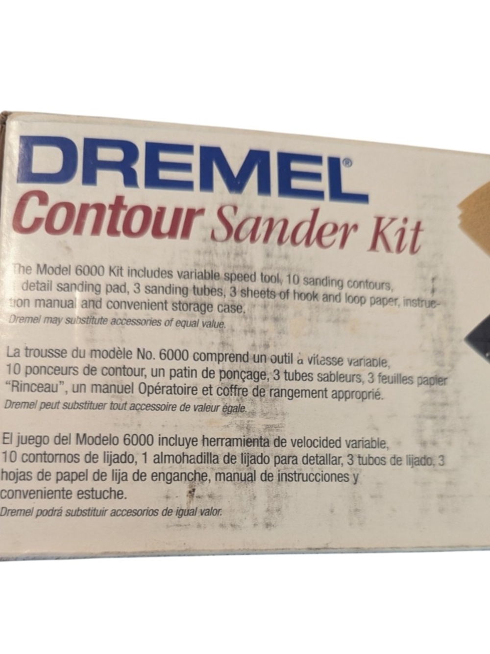 Vintage Factory Sealed New Old Stock Dremel Contour Sander Kit #6000 - Picture 11 of 11